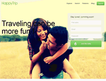 Tablet Screenshot of happytrip.com